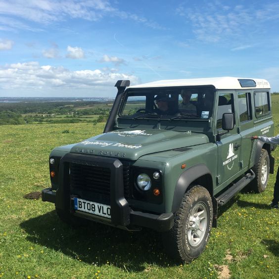 A 4X4 tour with Purbeck Safari aboard a Land Rover Defender