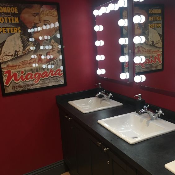 The toilets at Wareham's unique Rex Cinema