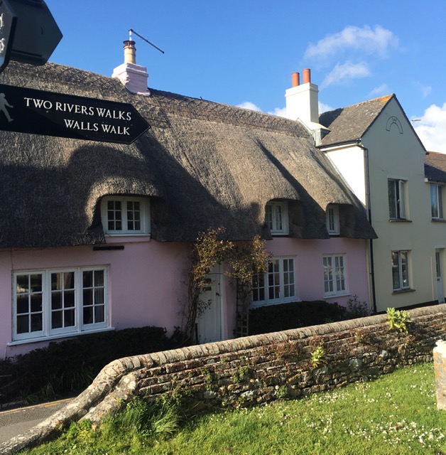 A thatched cottage within the Saxon Walls of Wareham