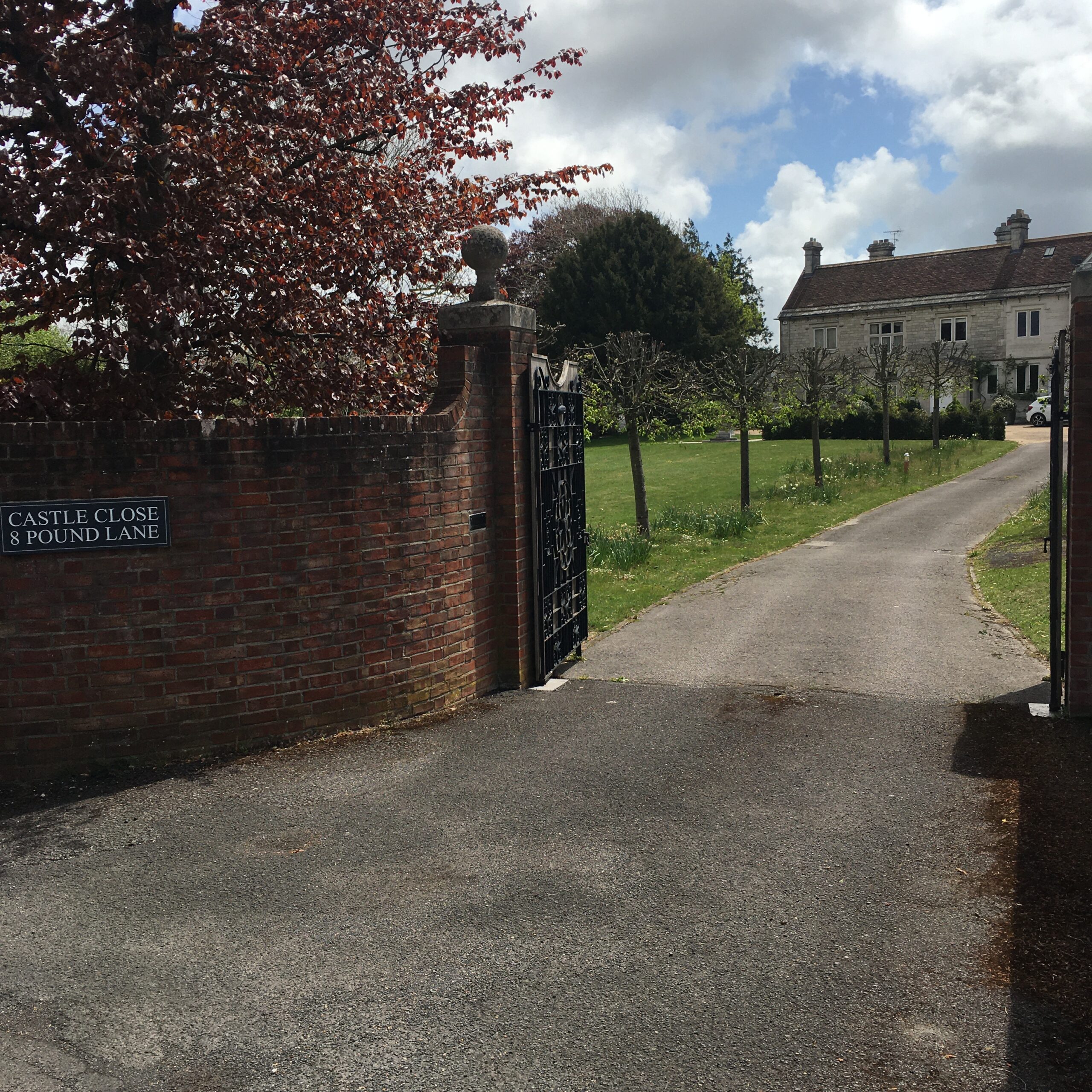 An Edwardian house has been built where Wareham Castle once stood