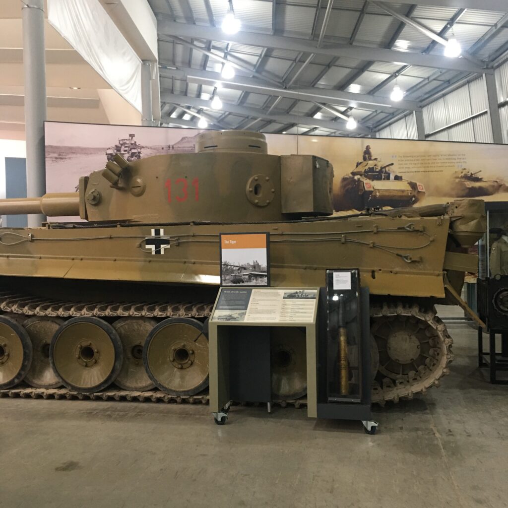 Tiger 1 at the Tank Museum near our Wareham B&B